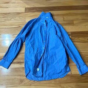 Cotton Glen Plaid Dress Shirt With Contrast Trim